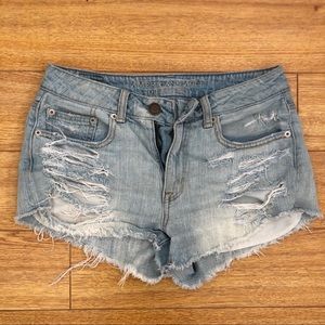American Eagle Festival Denim Shorts